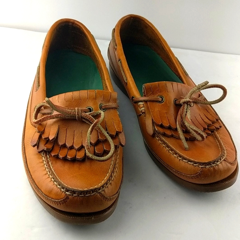 VINTAGE Dock Masters leather loafers size 9 M